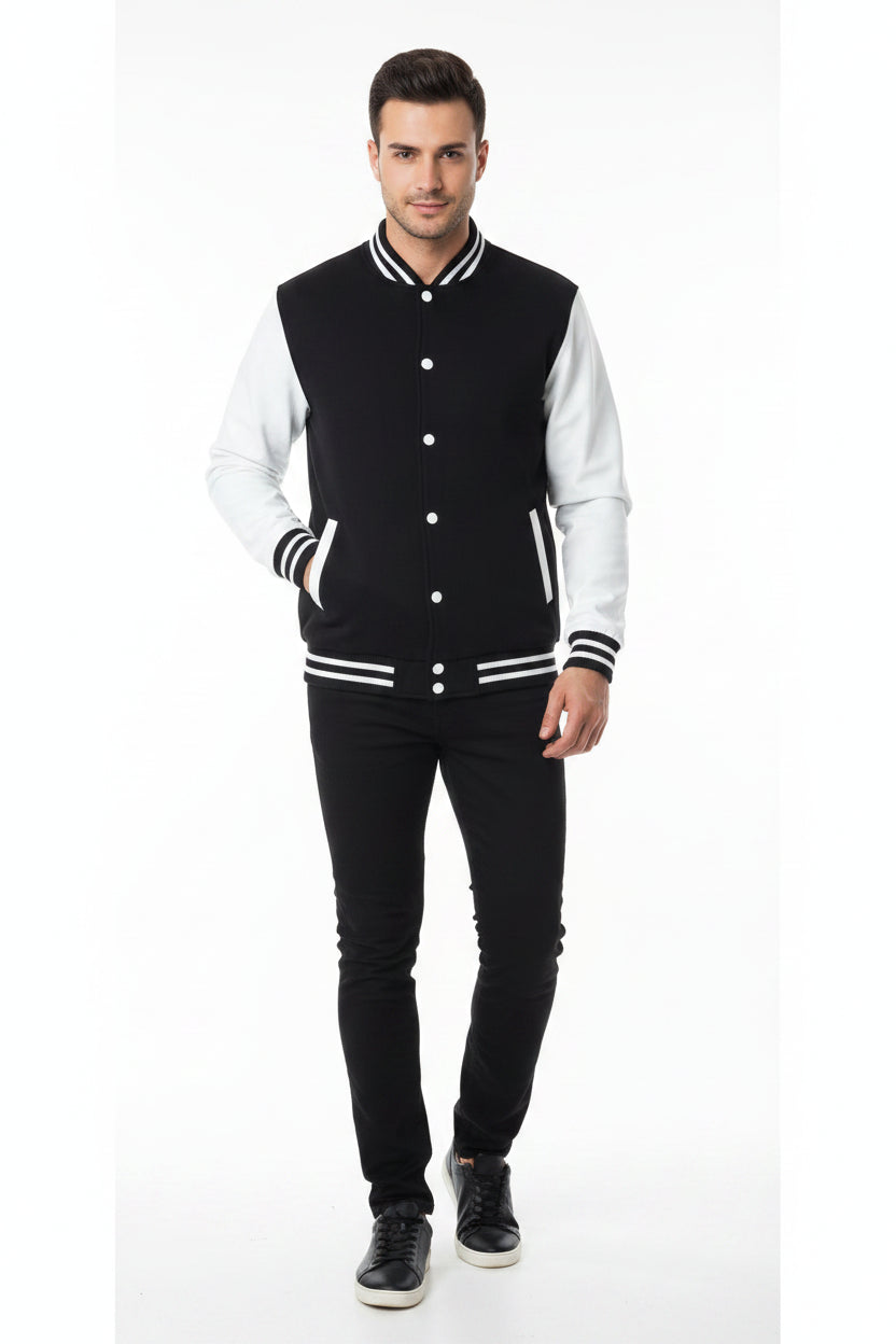 Hoodies Men Baseball Jacket Men Fashion Design Wine Red Mens Slim Fit College Varsity Jacket Men Harajuku Boy Sweatshirt