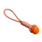 Cotton Rope Dog Toy – Treat-Dispensing Teeth Cleaning & Training Ball