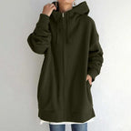 The Terra-Tone Aesthetic Oversized Zip Hoodie