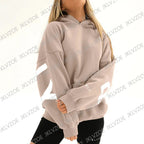 Hoodies Of Men ＆ Women Unisexy Streetwear Vintage Casual Soft Pullover Sweatshirt Printing Letters On Sleeves Y2k Couple Clothes