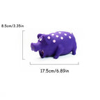 Squeaky Pig Dog Toy – Durable Latex Chew & Molar Toy for Dogs