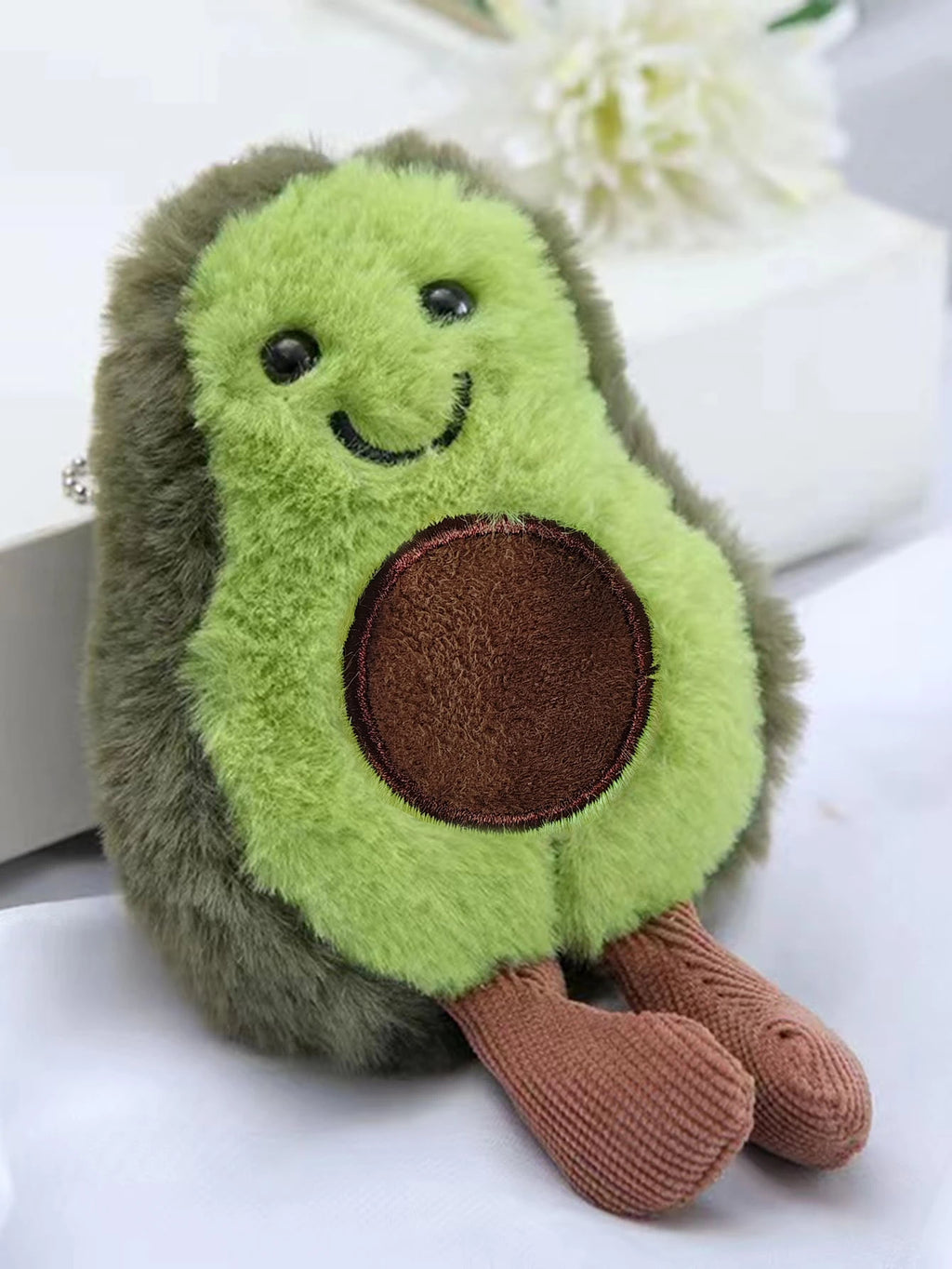 Cute Avocado Plush Dog Toy – Squeaky Companion Toy for Small & Medium Dogs