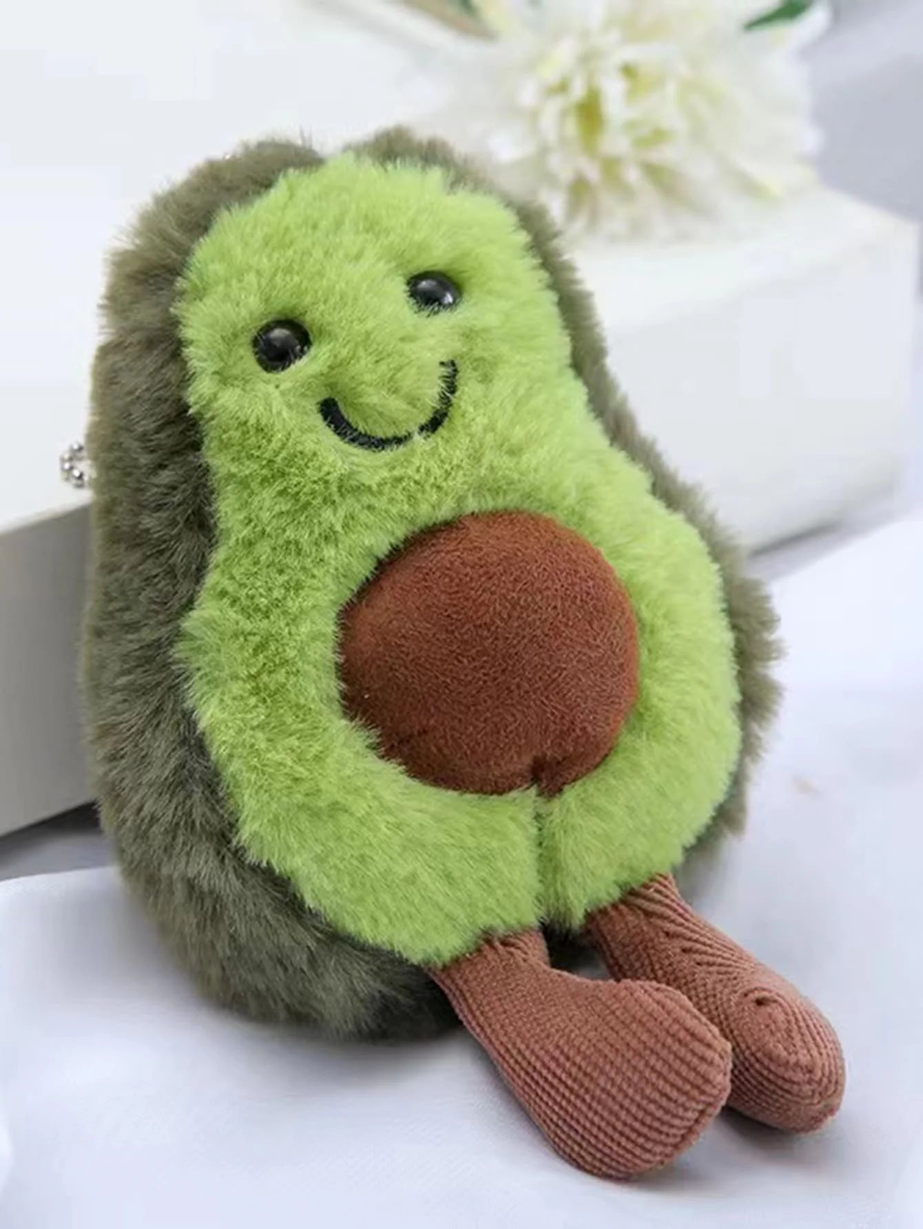 Cute Avocado Plush Dog Toy – Squeaky Companion Toy for Small & Medium Dogs
