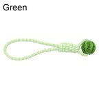 Cotton Rope Dog Toy – Treat-Dispensing Teeth Cleaning & Training Ball
