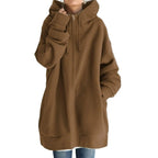 The Terra-Tone Aesthetic Oversized Zip Hoodie