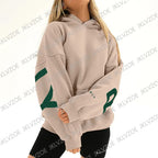 Hoodies Of Men ＆ Women Unisexy Streetwear Vintage Casual Soft Pullover Sweatshirt Printing Letters On Sleeves Y2k Couple Clothes
