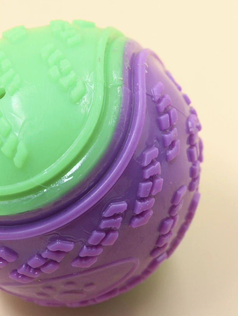 Squeaky Dog Ball Toy – TPR Teeth Cleaning & Interactive Chew Toy for Dogs