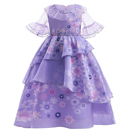 Floral Princess Costume Dress Set