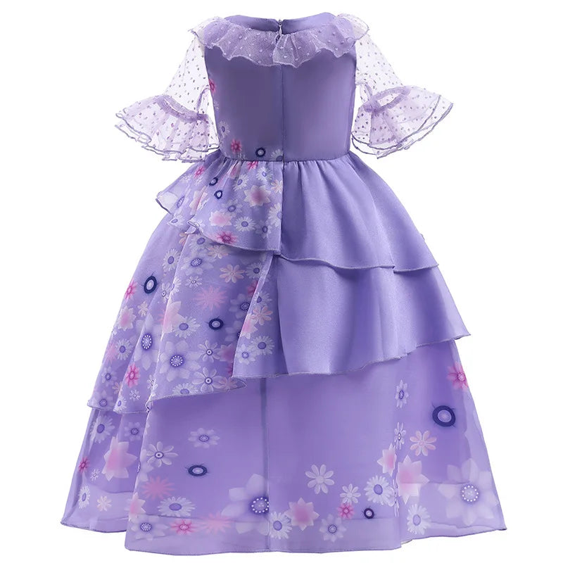 Floral Princess Costume Dress Set