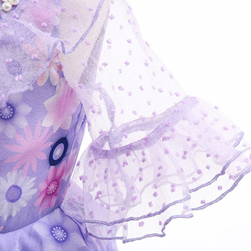 Floral Princess Costume Dress Set