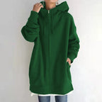 The Terra-Tone Aesthetic Oversized Zip Hoodie