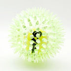 Spiky Rubber Tennis Ball Dog Toy – Squeaky Chew & Grind Toy for All Dog Sizes