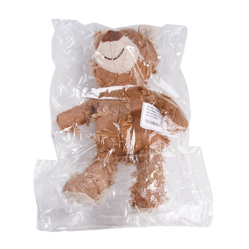 Plush Teddy Bear Dog Toy – Squeaky Soundmaking Chew & Teeth Grinding Toy