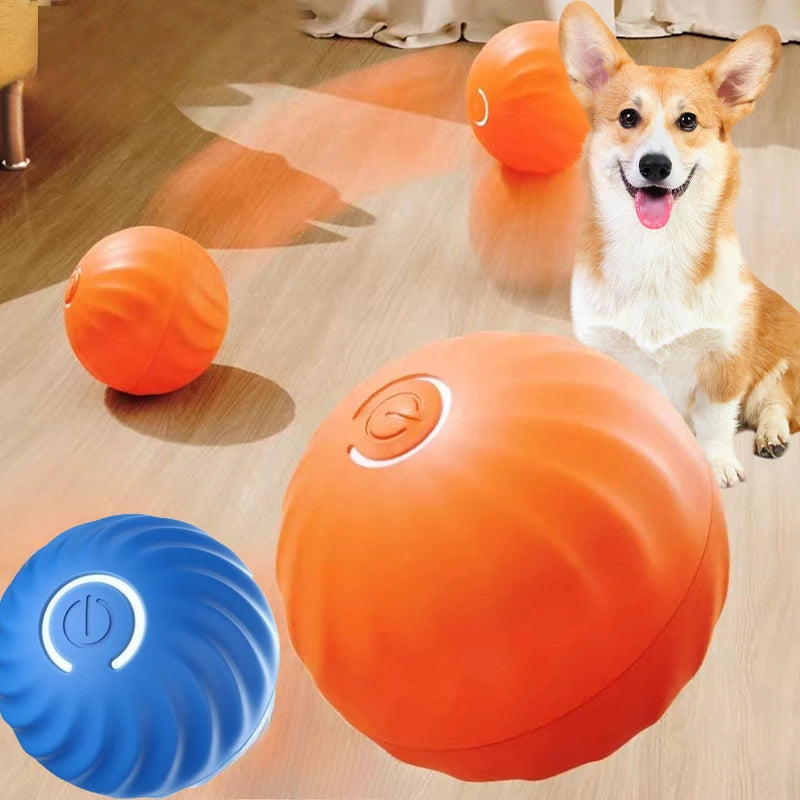 Smart Automatic Moving Dog Ball – USB Rechargeable Interactive Self-Rolling Toy