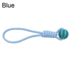 Cotton Rope Dog Toy – Treat-Dispensing Teeth Cleaning & Training Ball