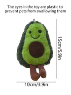 Cute Avocado Plush Dog Toy – Squeaky Companion Toy for Small & Medium Dogs
