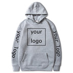 Hoodies Anime New Custom Hoodies Diy Logo Image Print Clothing Customized Sport Casual Sweatshirt Hoodie Pullover Size Xs-4Xl