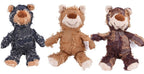 Plush Teddy Bear Dog Toy – Squeaky Soundmaking Chew & Teeth Grinding Toy