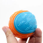 Squeaky Dog Ball Toy – TPR Teeth Cleaning & Interactive Chew Toy for Dogs