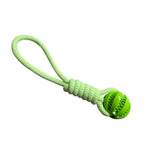 Cotton Rope Dog Toy – Treat-Dispensing Teeth Cleaning & Training Ball