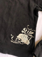 Harajuku Floral Zip-Up Hoodie