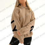 Hoodies Of Men ＆ Women Unisexy Streetwear Vintage Casual Soft Pullover Sweatshirt Printing Letters On Sleeves Y2k Couple Clothes