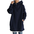 The Terra-Tone Aesthetic Oversized Zip Hoodie