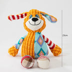 Plush Animal Dog Toy Set – Squeaky Bite-Resistant Puzzle Toys for Dogs & Cats