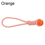 Cotton Rope Dog Toy – Treat-Dispensing Teeth Cleaning & Training Ball
