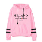 Stripe Jogging Pullover Hoodie